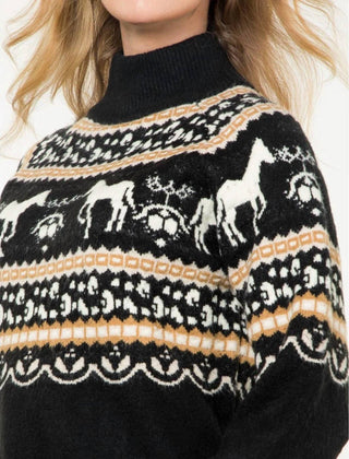 Thml - Horse fair isle sweater