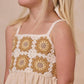 Rylee + Cru - Girls Crochet Sundress Marigold