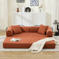 Folding Sofa Bed 78.5" Convertible Couch with 2 Pillows
