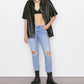 Frame - LE GARCON CROP JEANS