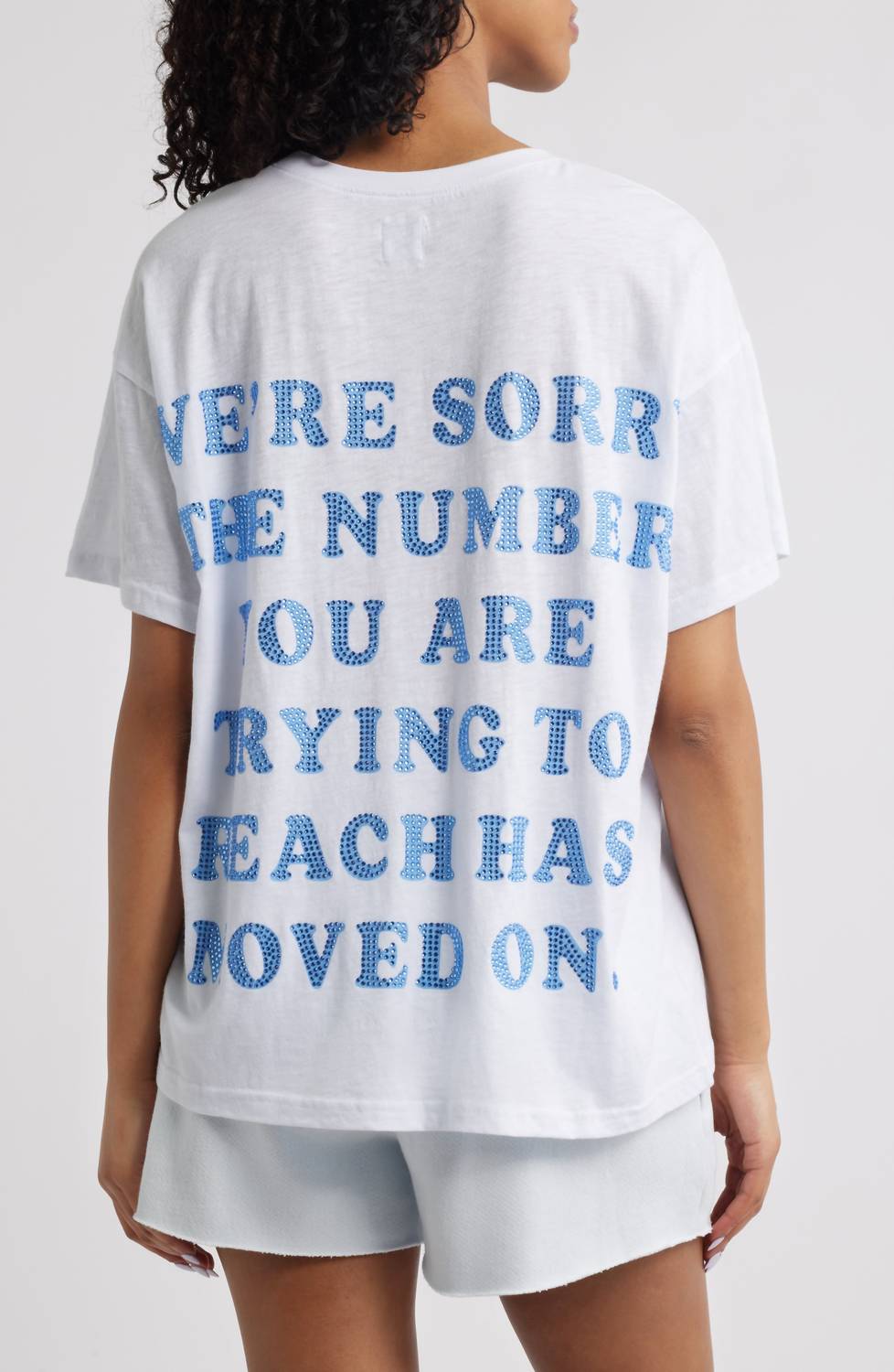 Boys Lie - Boyfriend With Rhinestone Detailing Tee