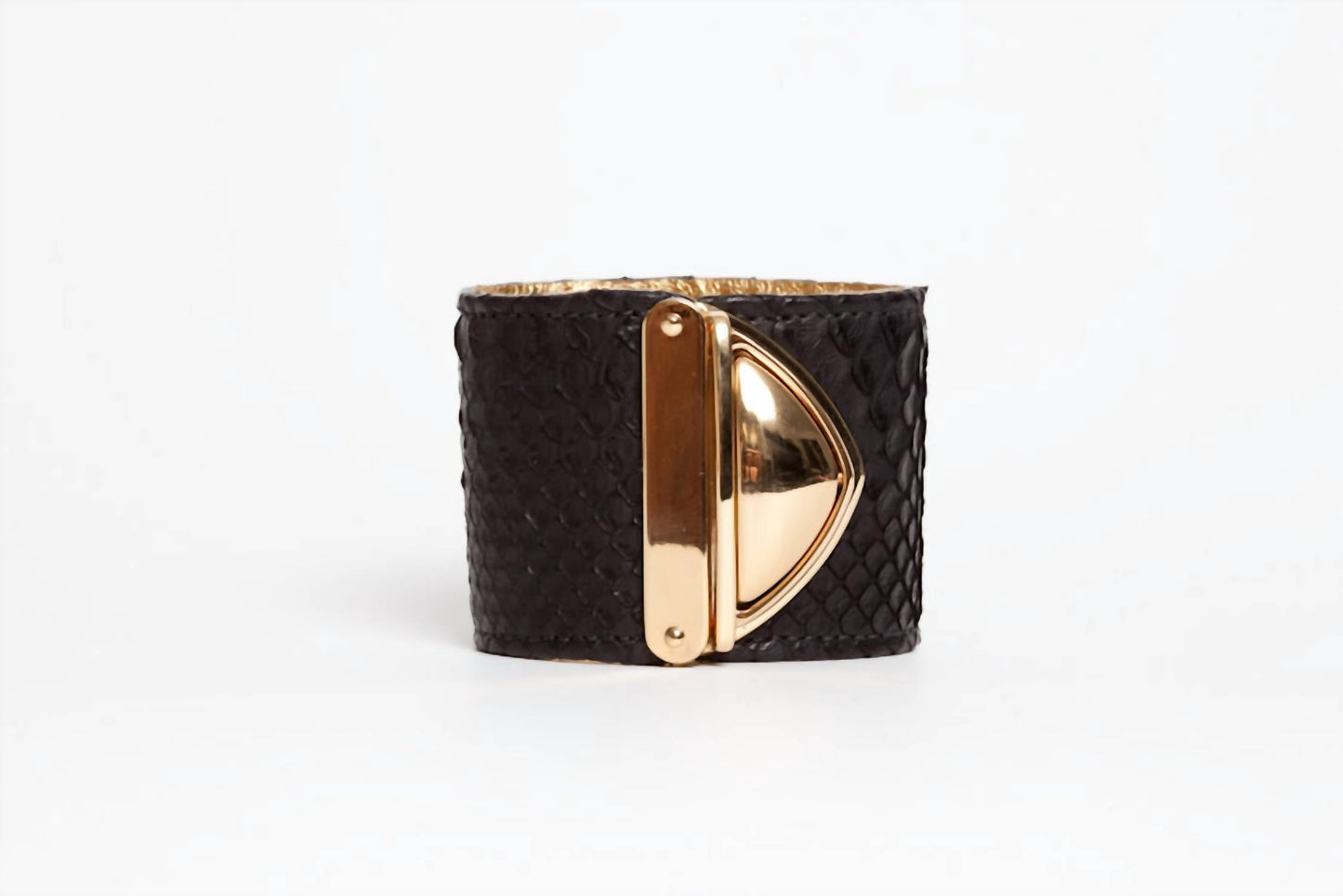 Avenue Chic - Women's Genuine Lock Cuff - X L