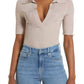Good American - PLAITED RIB POLO