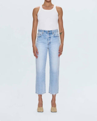 Pistola - Cassie Crop Super High Rise Straight Leg Jeans