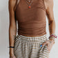 Project Social T - Hometown Textured Stripe Short