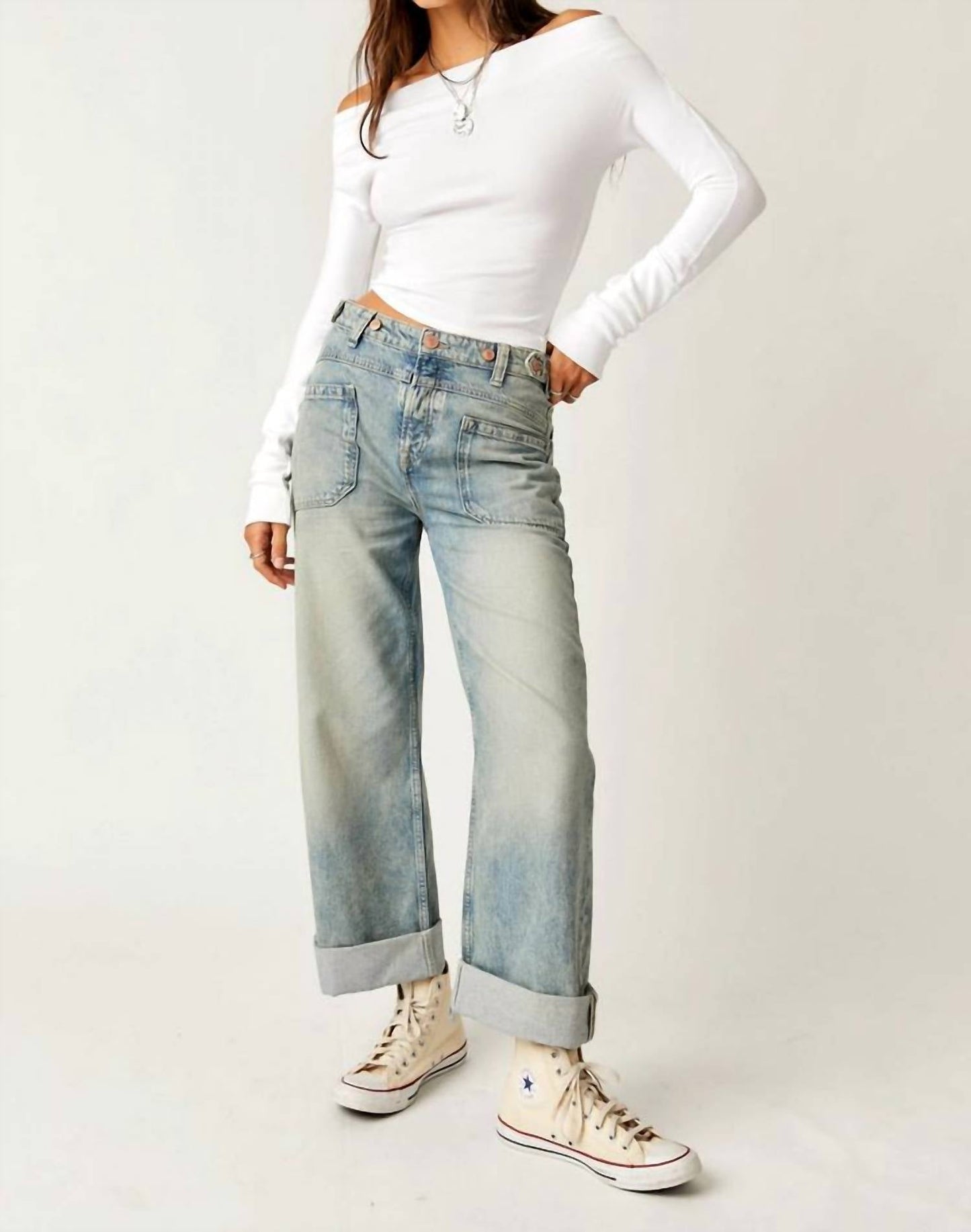 Free People - Palmer Cuffed Jean