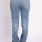 Judy Blue - Double Waistband Straight Leg Jean