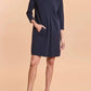 Tyler Boe - Faux Suede 3/4 Sleeve Midi Dress