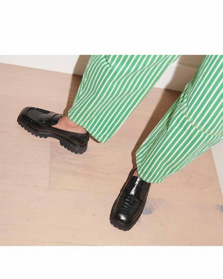 Freda Salvador - Women's Hana Croc Embossed Loafers