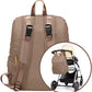G'ccioni Diaper Bag Backpack, Multifunction,Travel Bag,Nappy Changing Mat,Double Compartments, StrollerStraps,Waterproof
