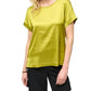 Joseph Ribkoff - Crew Neck Pullover With Rolled Sleeves Top