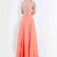 Rachel Allan - Beaded Chiffon Prom Gown