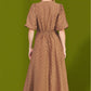 &Merci - Women's Speck Textured Midi Dress