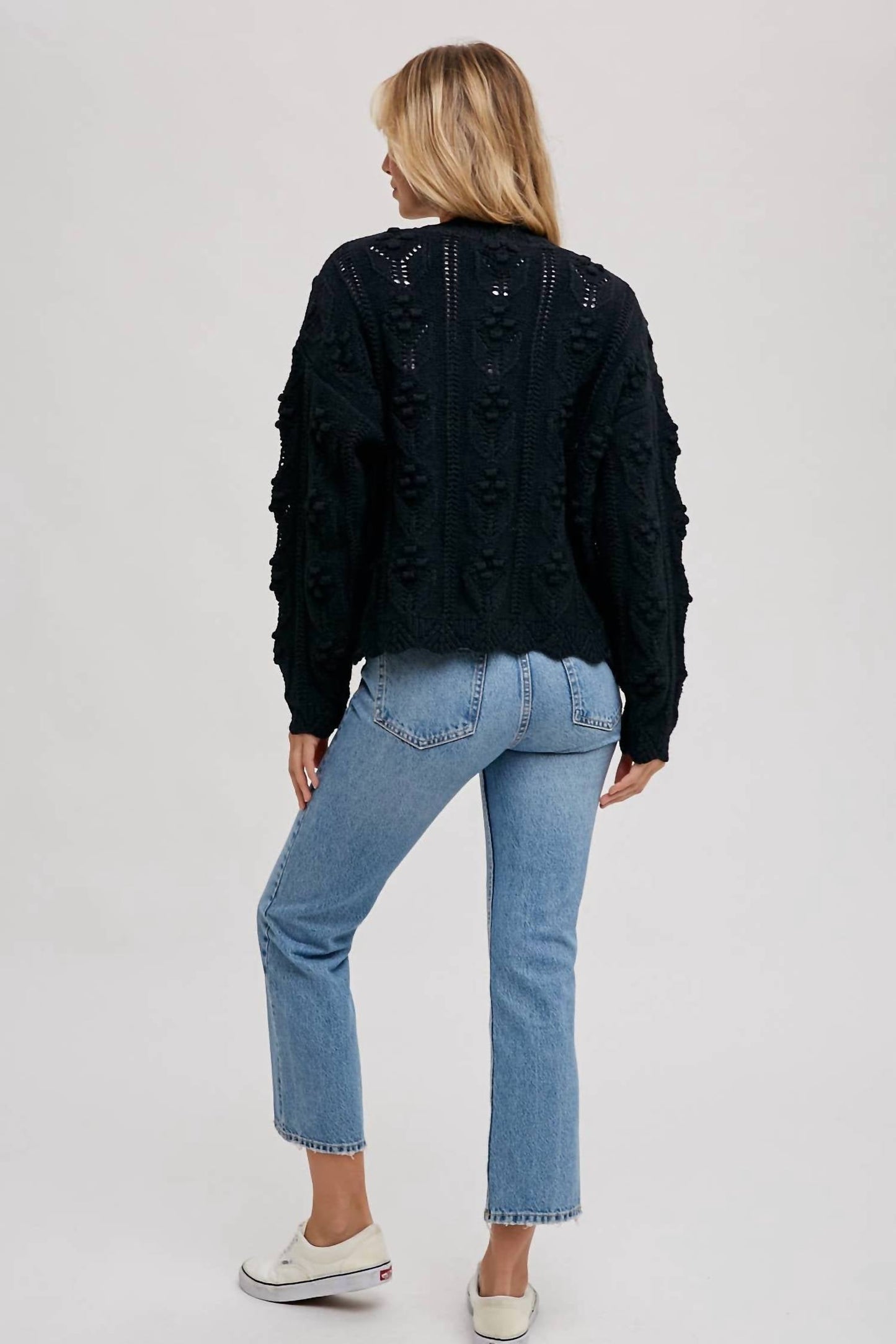 Bluivy - Scallop Knit Cardigan