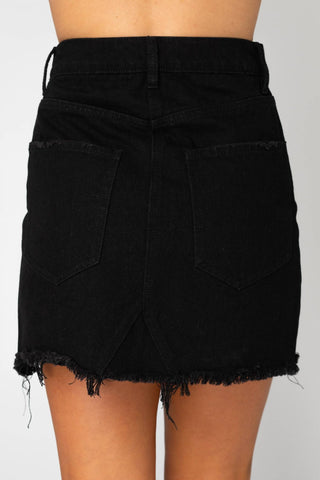 Buddylove - Sharon Distressed Mini Skirt