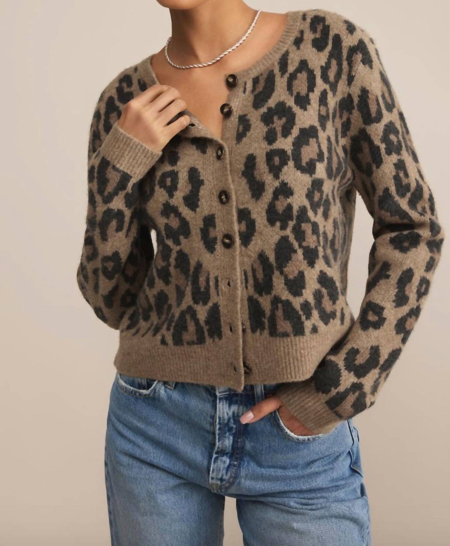 Z Supply - Leopard Button Up Cardigan