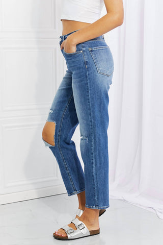 Risen - Women's Veronica High Waisted Relaxed Jeans