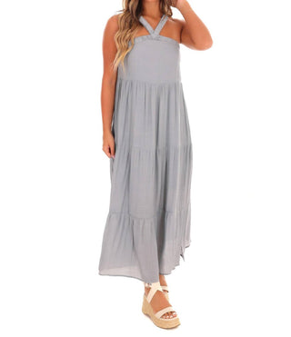 Wishlist - Front And Center Halter Maxi Dress