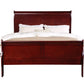 Louis Philippe Sleigh Style Bed