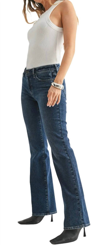 Just Black Denim - Low Rise Slim Bootcut Jeans