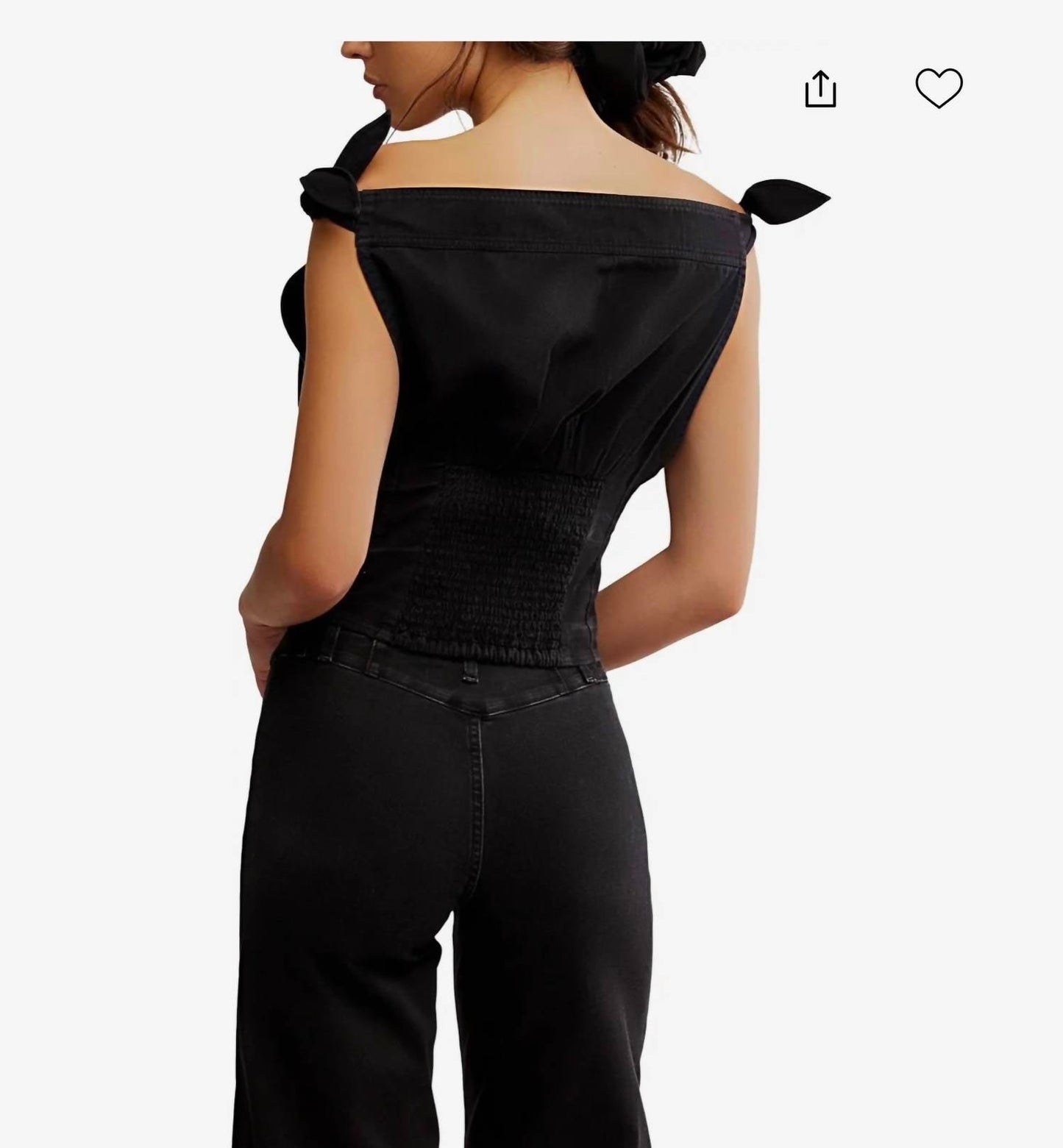 Free People - Louie indigo top