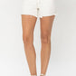 Judy Blue - Mid-rise Pocket Embroidery Cut Off Shorts