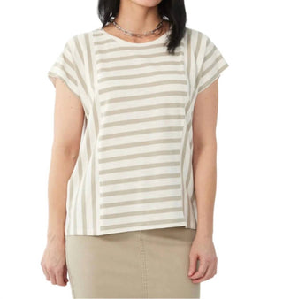 Fdj - Short Sleeve Stripe Top