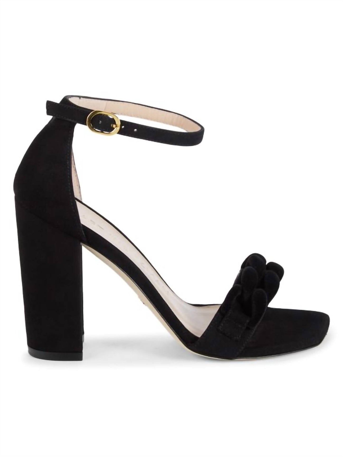 Stuart Weitzman - Women's Amelina Chain Suede Sandals