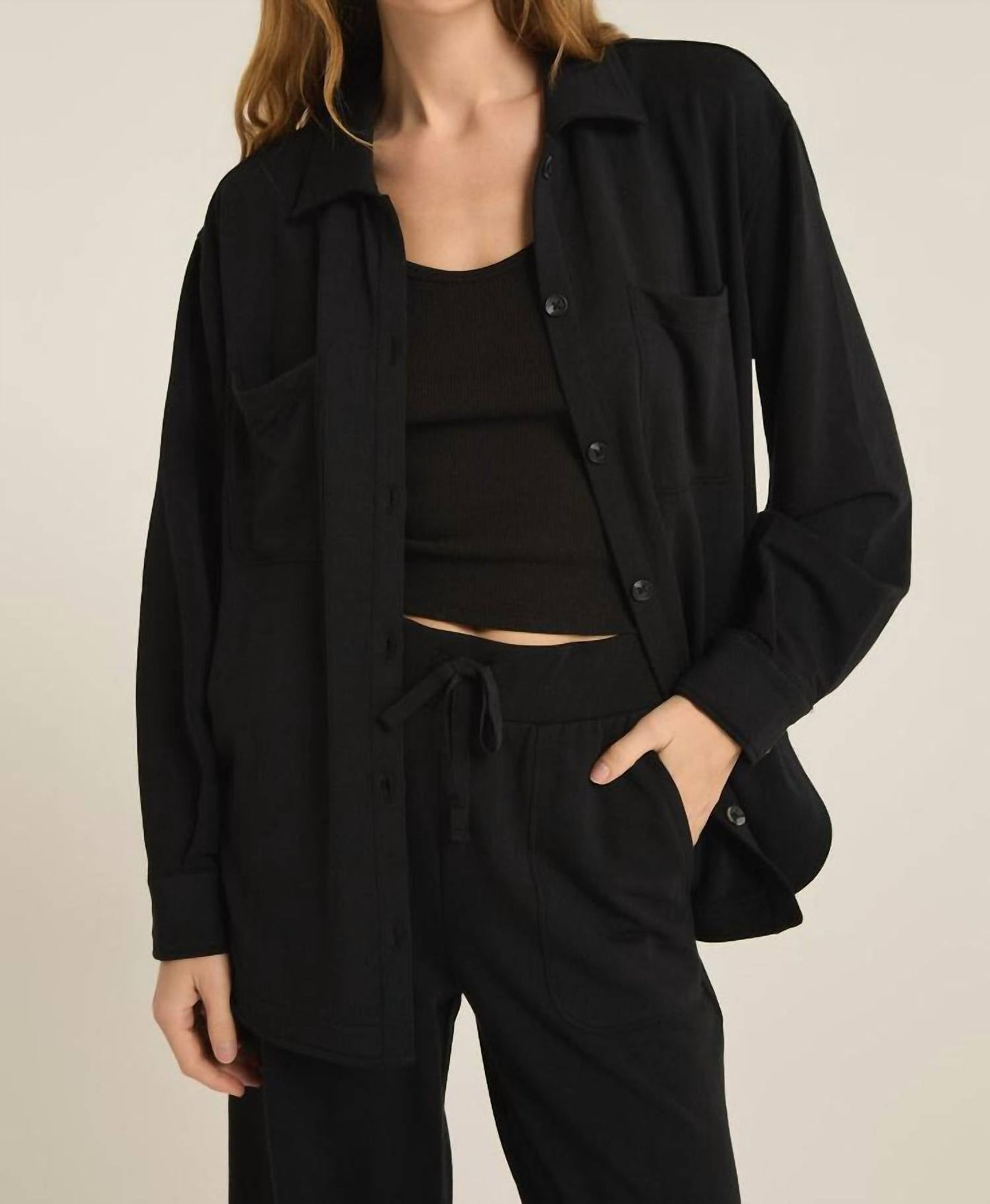 Z Supply - LAYOVER MODAL FLEECE BUTTON UP SHIRT