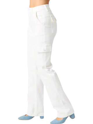 Judy Blue - High Rise Cargo Straight Leg Jeans