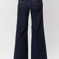 Judy Blue - High Waist Rinse Wash Geometric Waistband Jeans