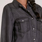 Elan - Two Pocket Demin Longsleeve Shirt