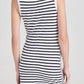 Atm - Classic Jersey Stripe Twist Dress