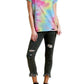 Umgee - Distressed Tie Dye Top