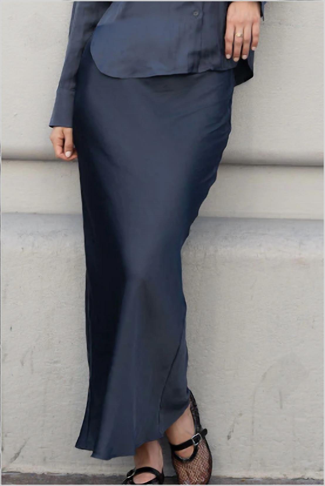 Mima Rosso - Maxi Slip Skirt