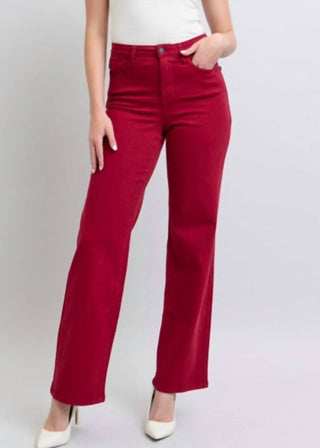 Judy Blue - Heart Shaped Back 90's Straight Jeans