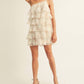 Arose Studio - Olivia One Shoulder Tiered Mini Dress