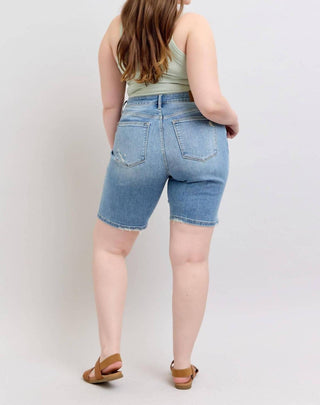 Judy Blue - High Waist Bermuda Denim Short
