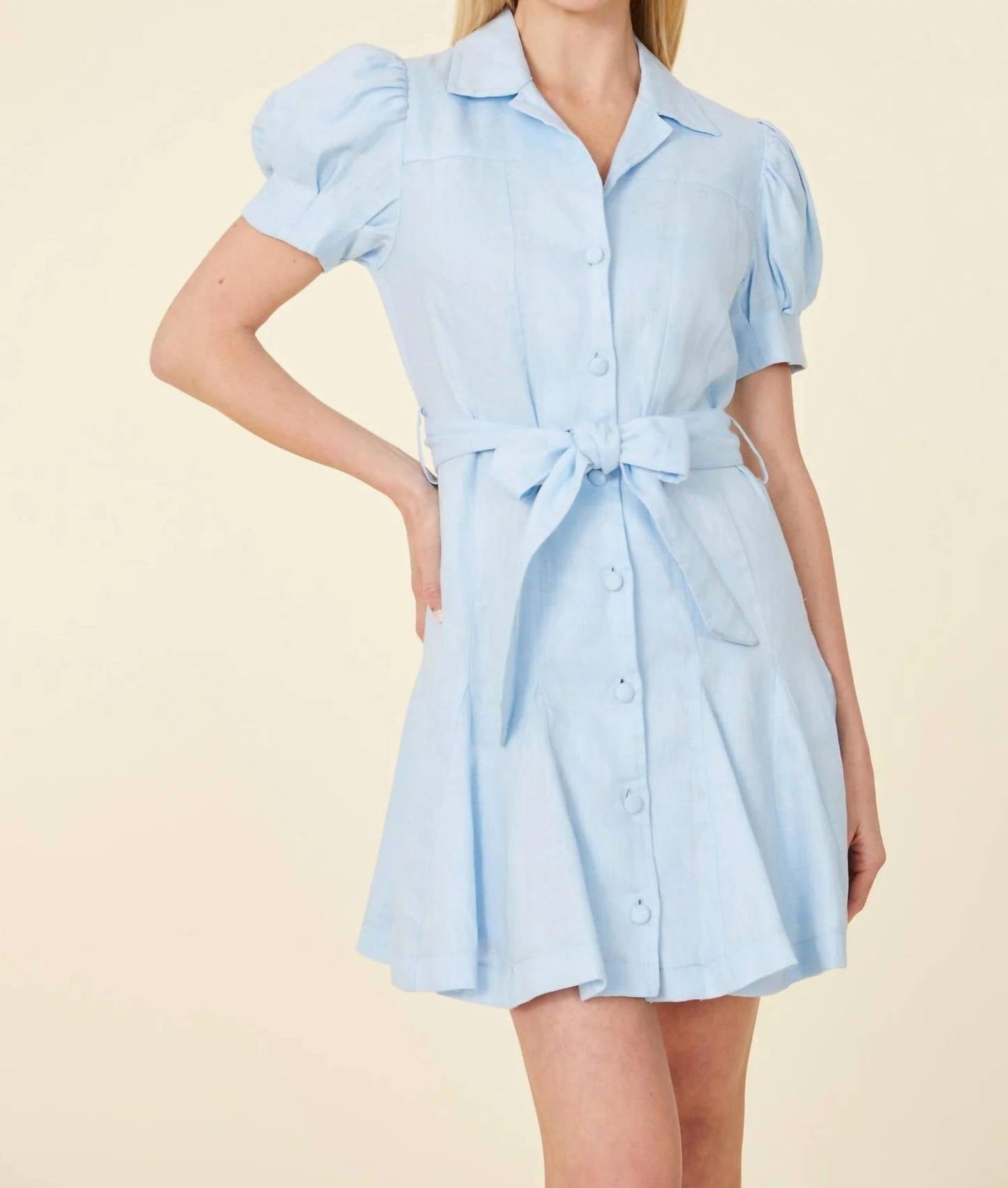 Dolce Cabo - Linen Belted Dress