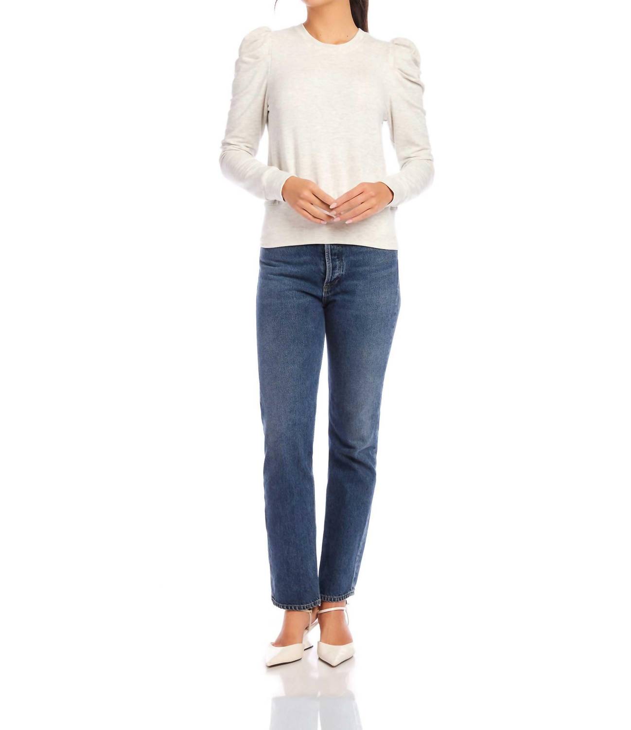 Fifteen Twenty - Leila Puff Sleeve Top
