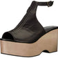 Kelsi Dagger - Women's Brooklyn Mule Ankle Buckle Open Toe Platform Heeled Sandals