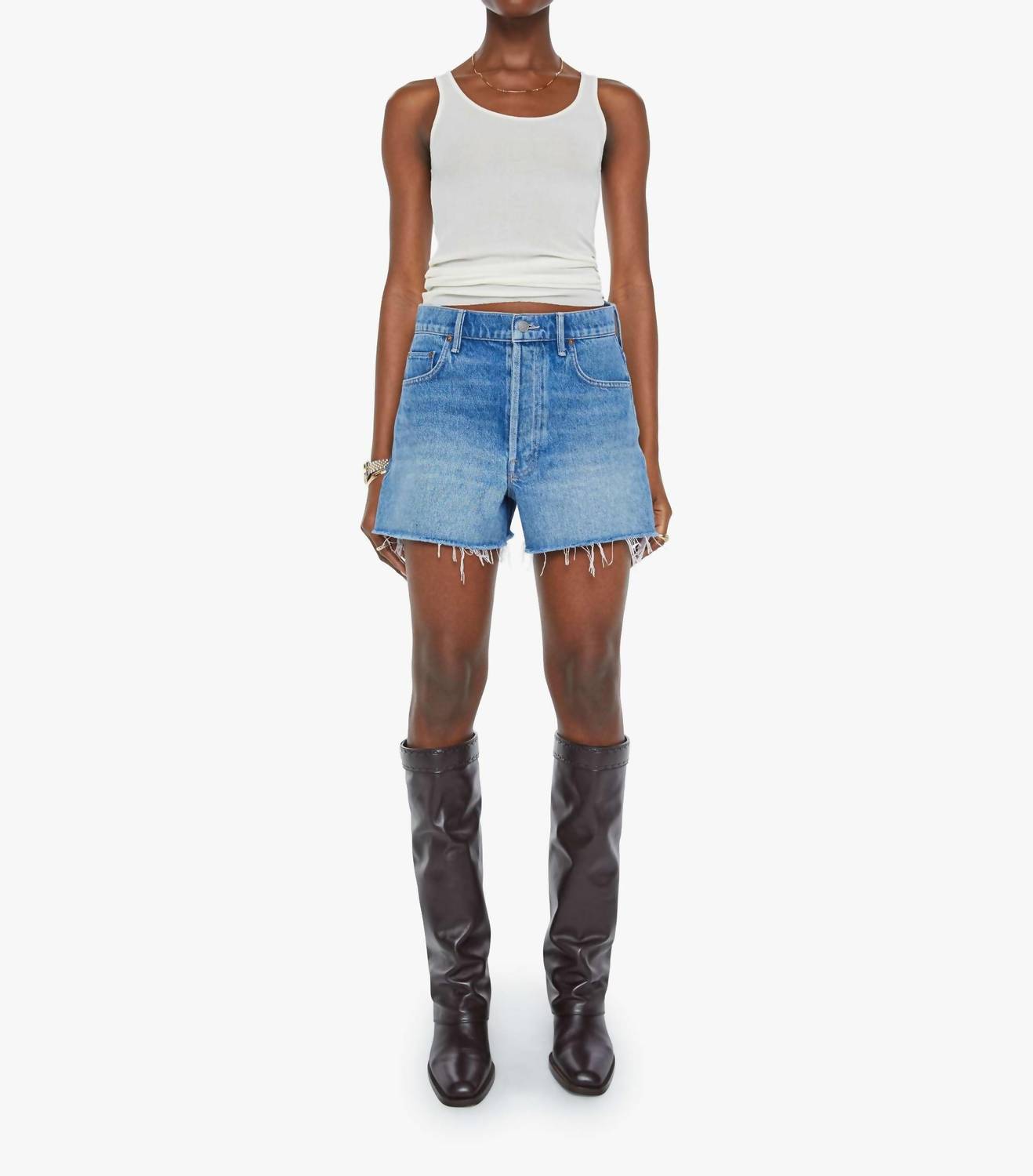 Mother - The Main Course Short Fray Jean