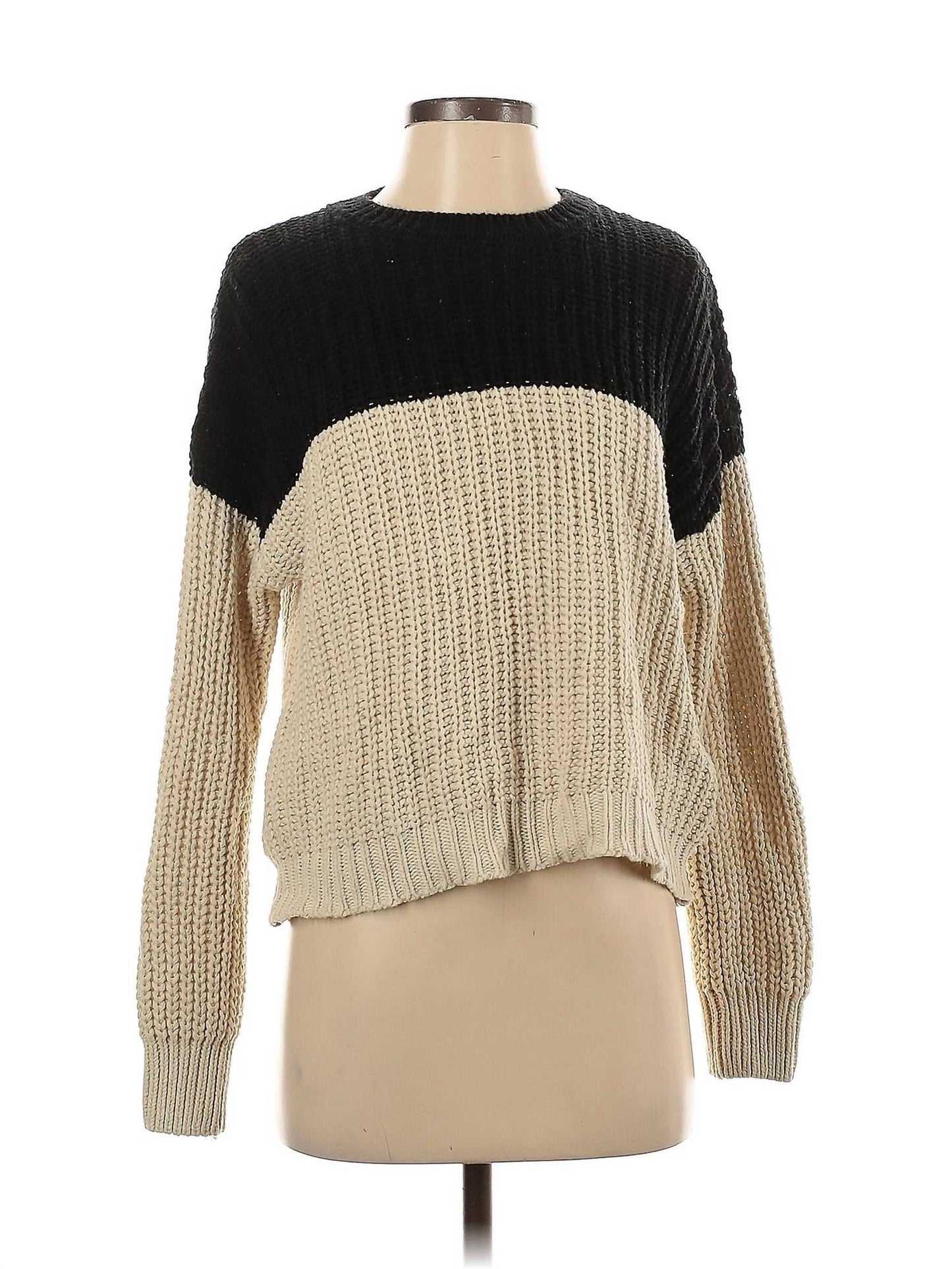 Miou Muse - Women's Colorblock Sweater Top