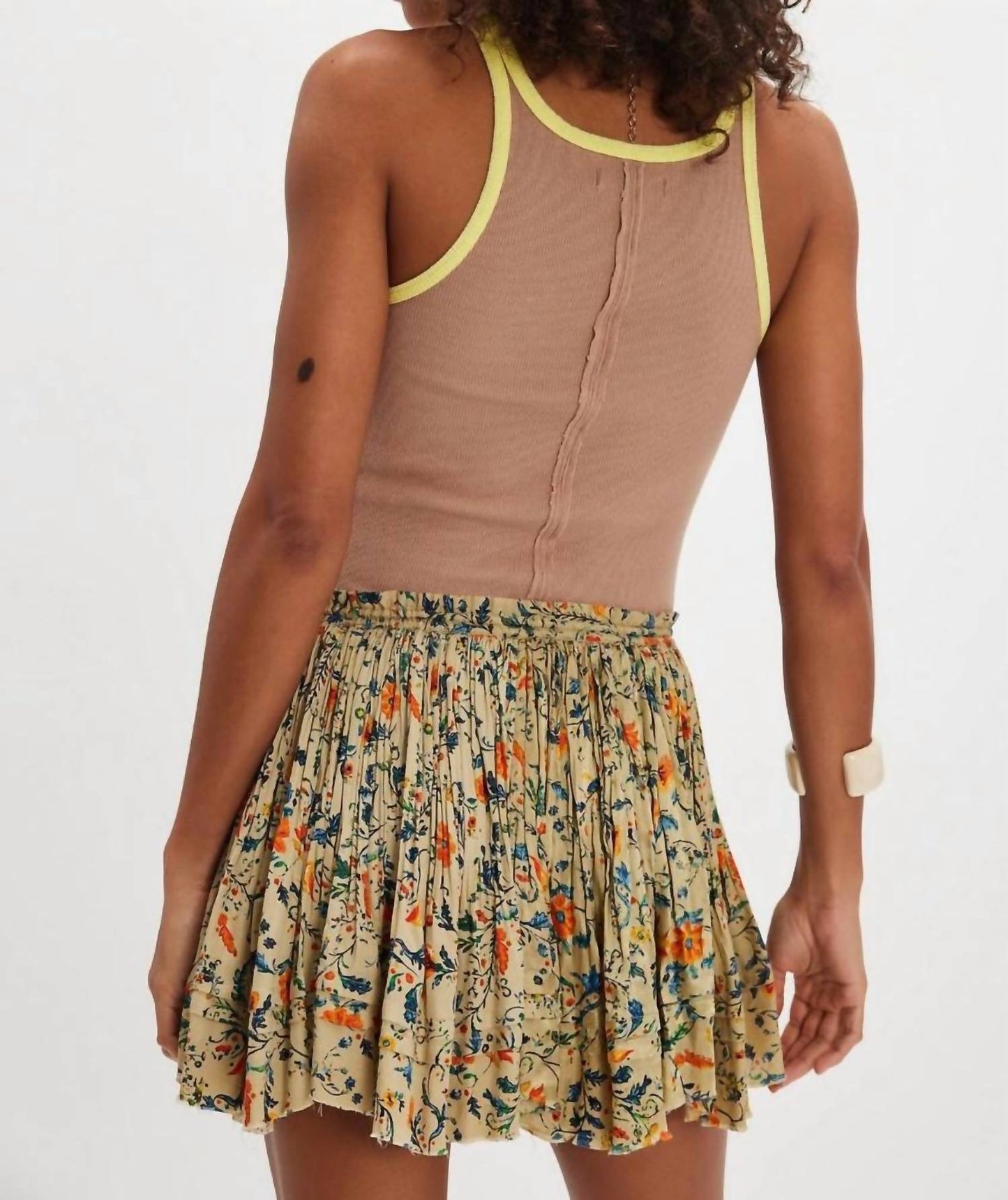 Free People - Third Charm Printed Mini Skirt