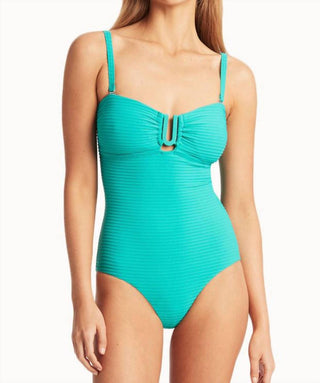 Sea Level Australia - Spinnaker U Bar Bandeau One Piece Swimsuit