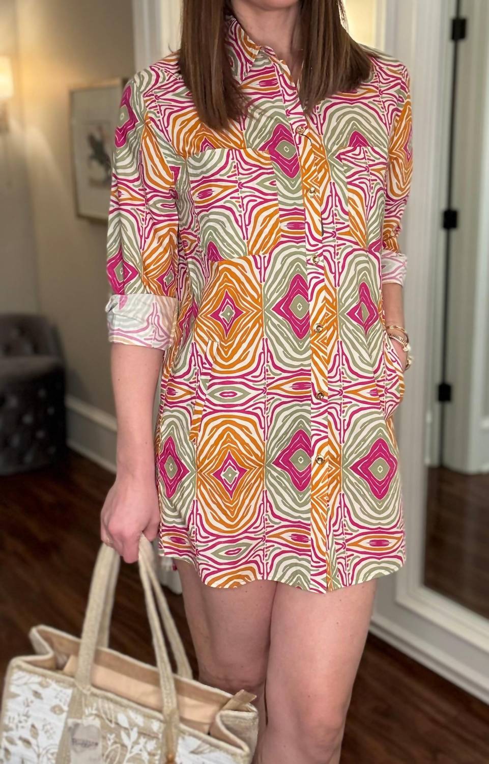 Care Tucker - Preslie Poplin Shirt Dress