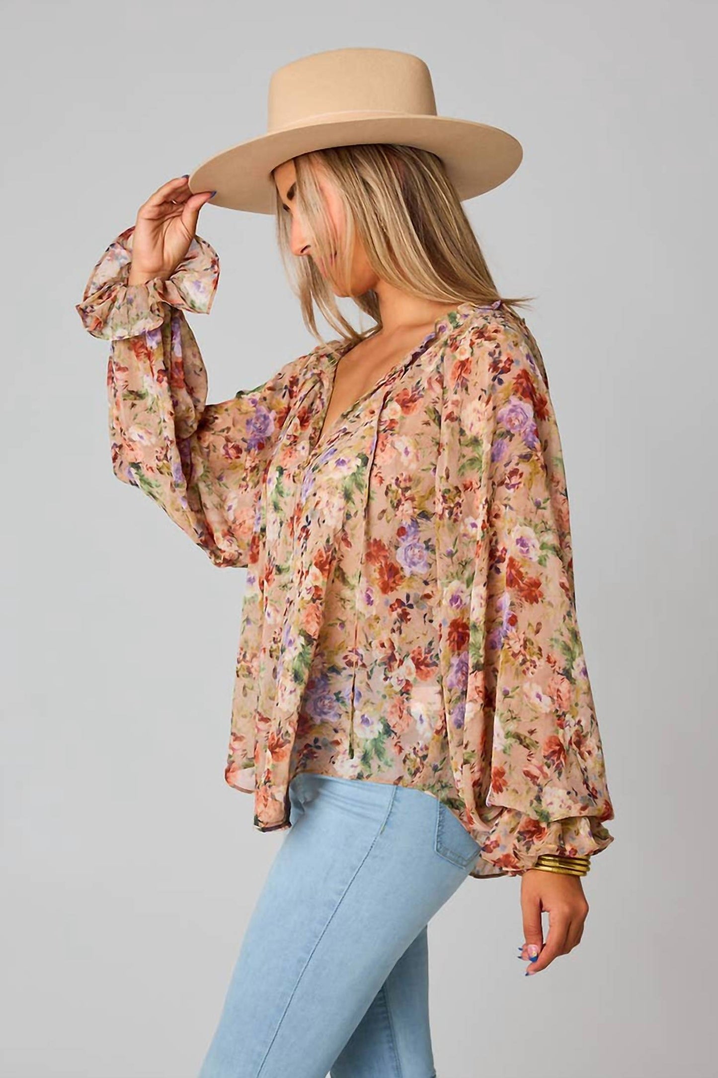 Buddylove - Mandy Long Sleeve Blouse Vintage