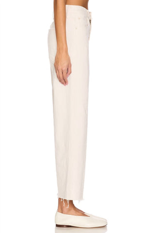 Mother - Maven Ankle Fray Mid-rise Straight Leg Jeans