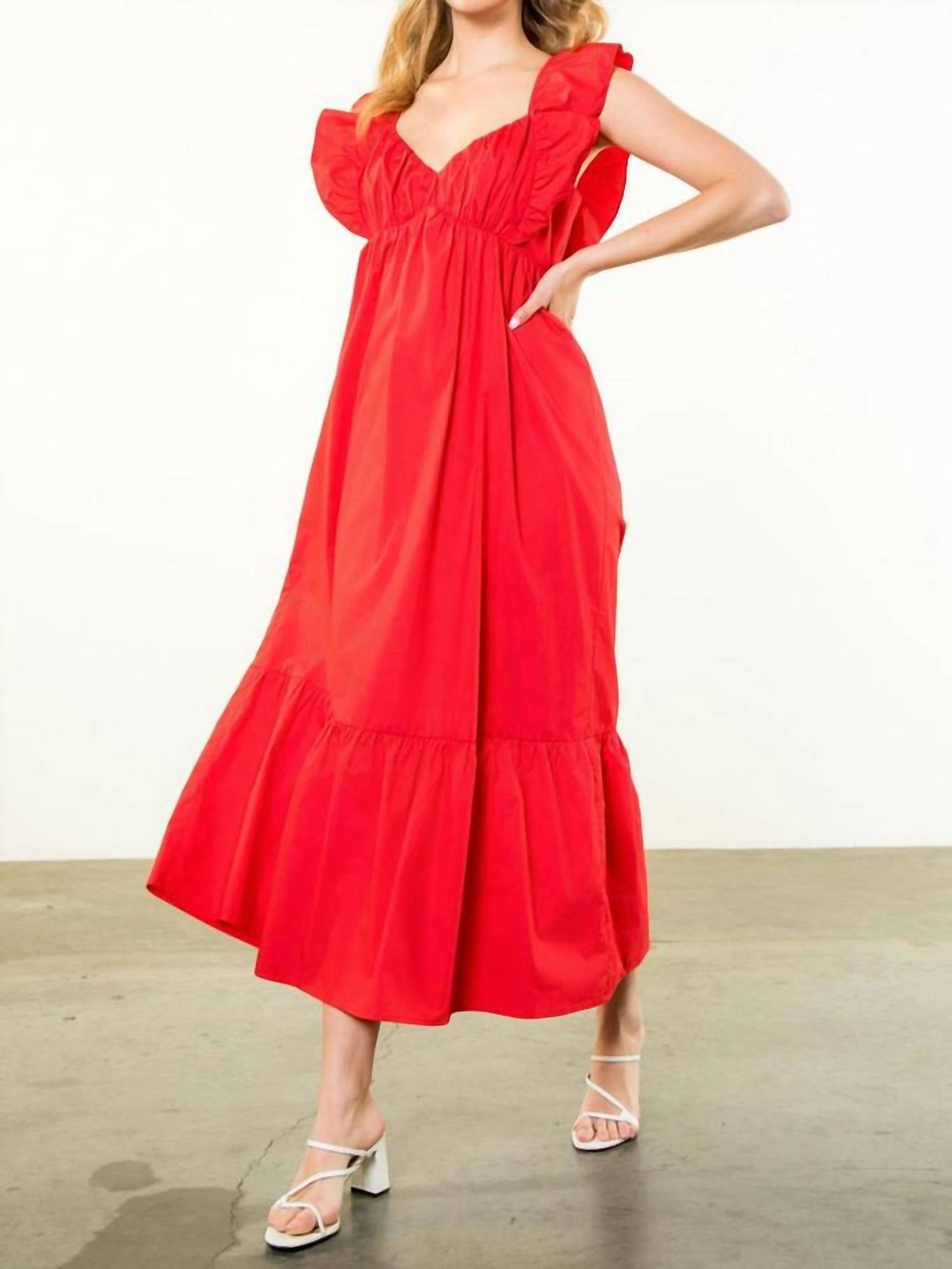 Thml - Flutter Sleeve Poplin Dress