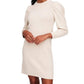 White + Warren - Cashmere Blend Puff Sleeve Dress